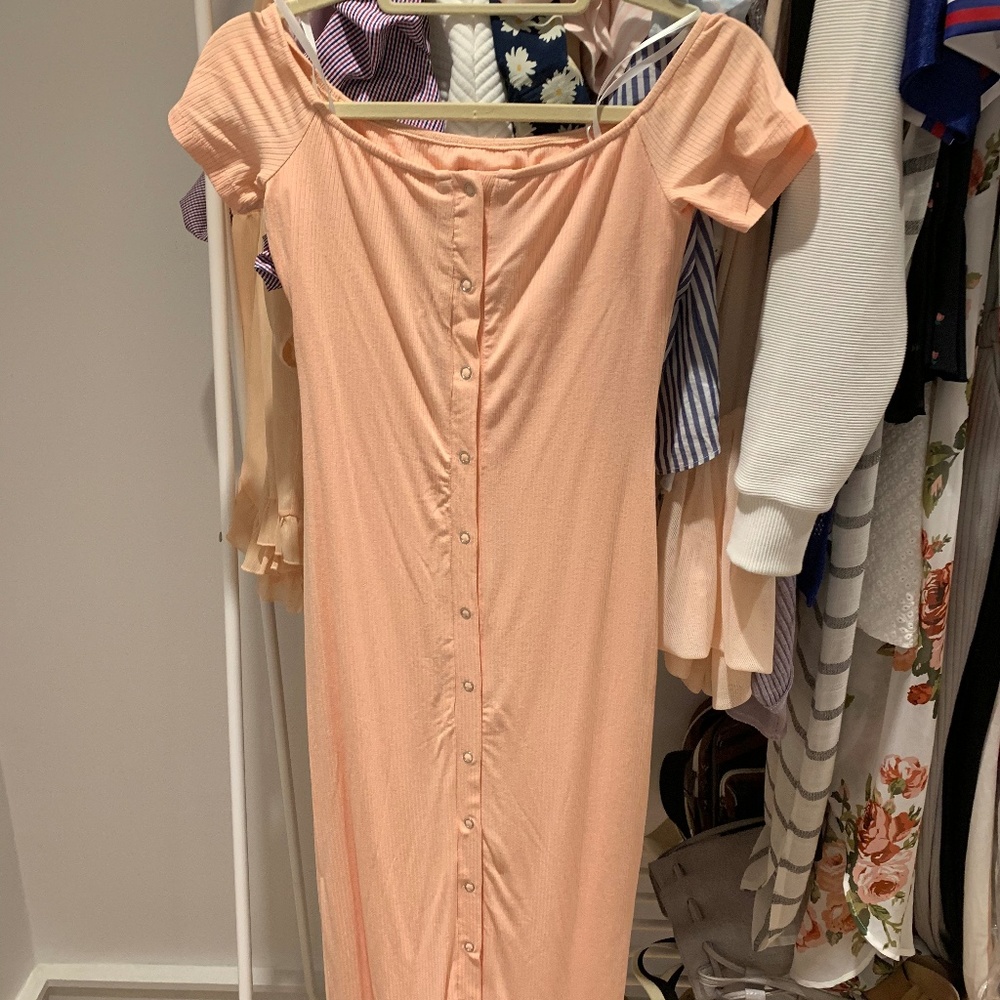 Privacy Please off the shoulder dress
